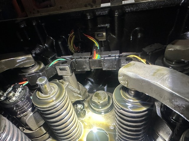 Electrical system repair on commercial truck